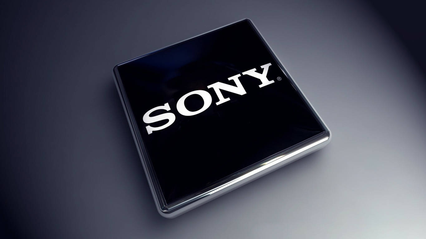 Sony Logo Black Box Wallpaper