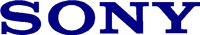 Sony Logo Blue PNG