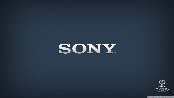 Fondooscuro Con El Logo De Sony. Fondo de pantalla