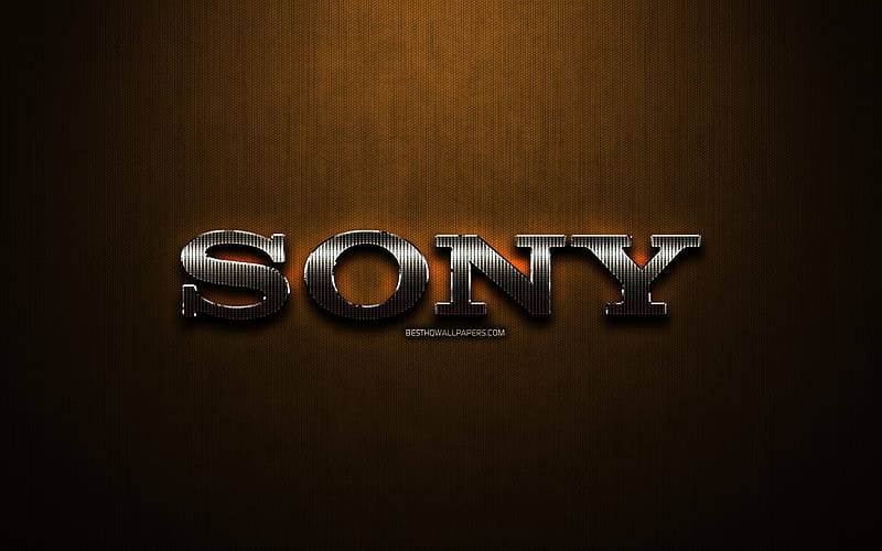 Sony Logo Orange Gradient Wallpaper