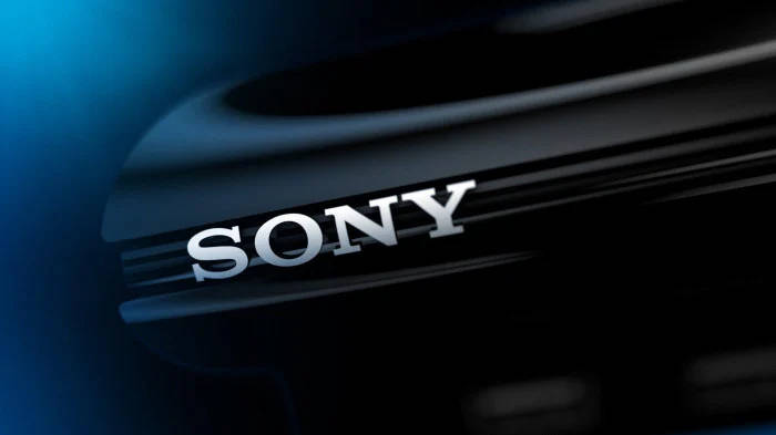 Logotipoda Sony Inclinado. Papel de Parede