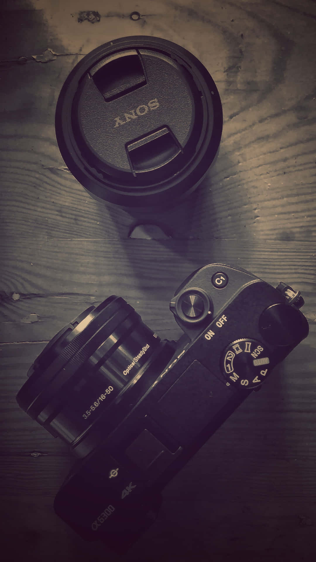 Sony Photography Camera With Lens Wallpaper