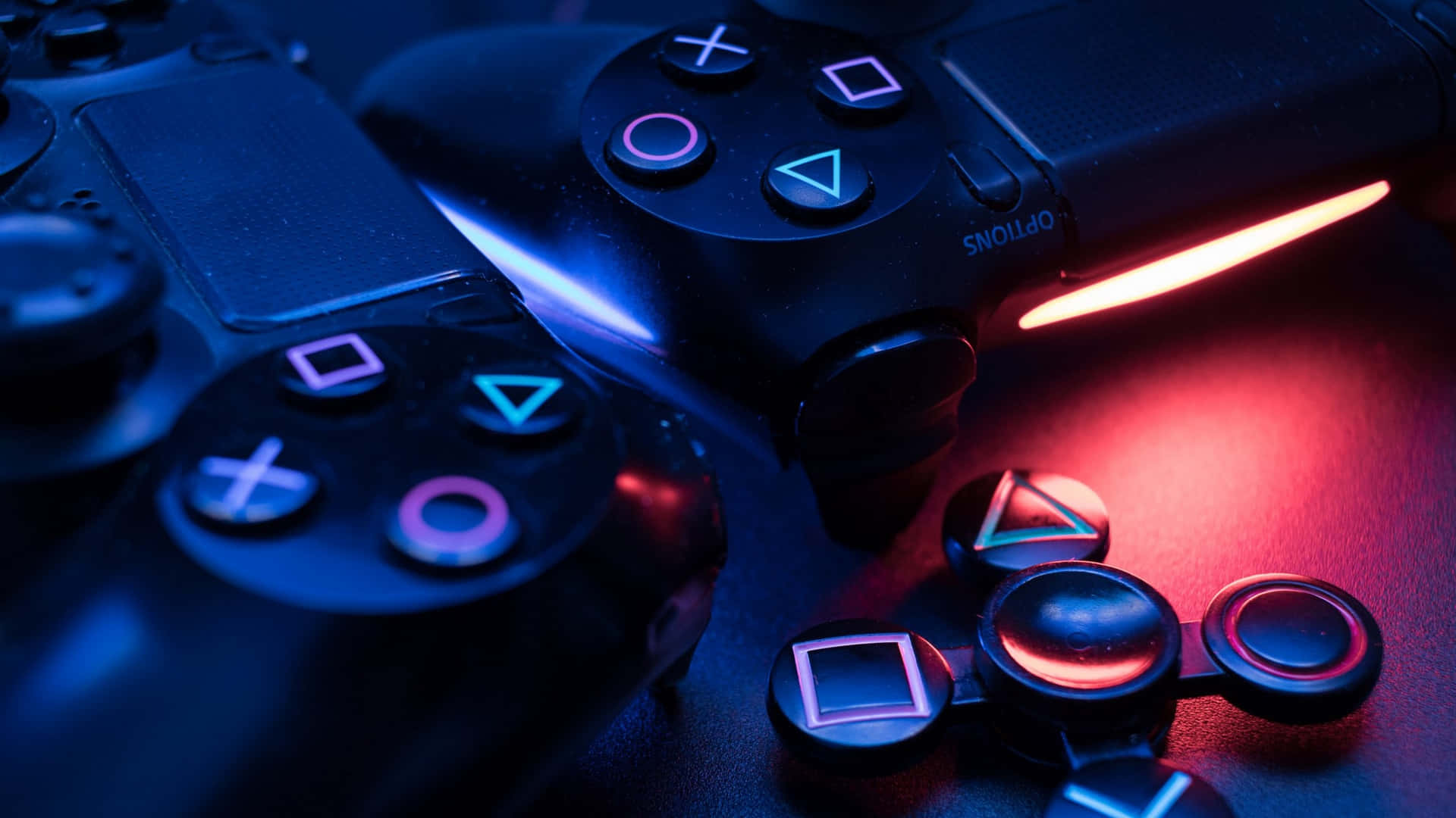 Sony Playstation 4 Remote Control Light Wallpaper