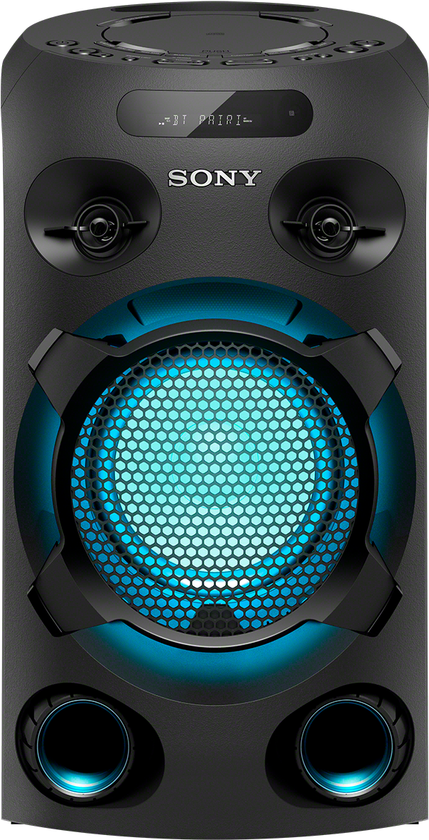 Sony Portable Party Speaker System PNG