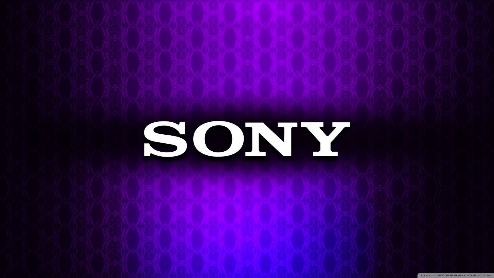 Sony Purple And Blue Wallpaper