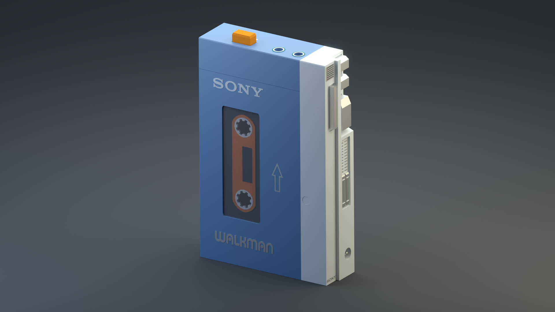 Sony Walkman Blu Sfondo