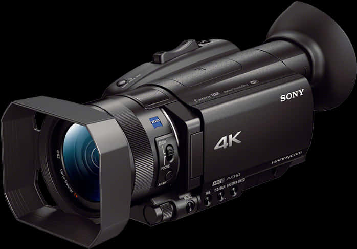 Sony4 K Professional Camcorder PNG