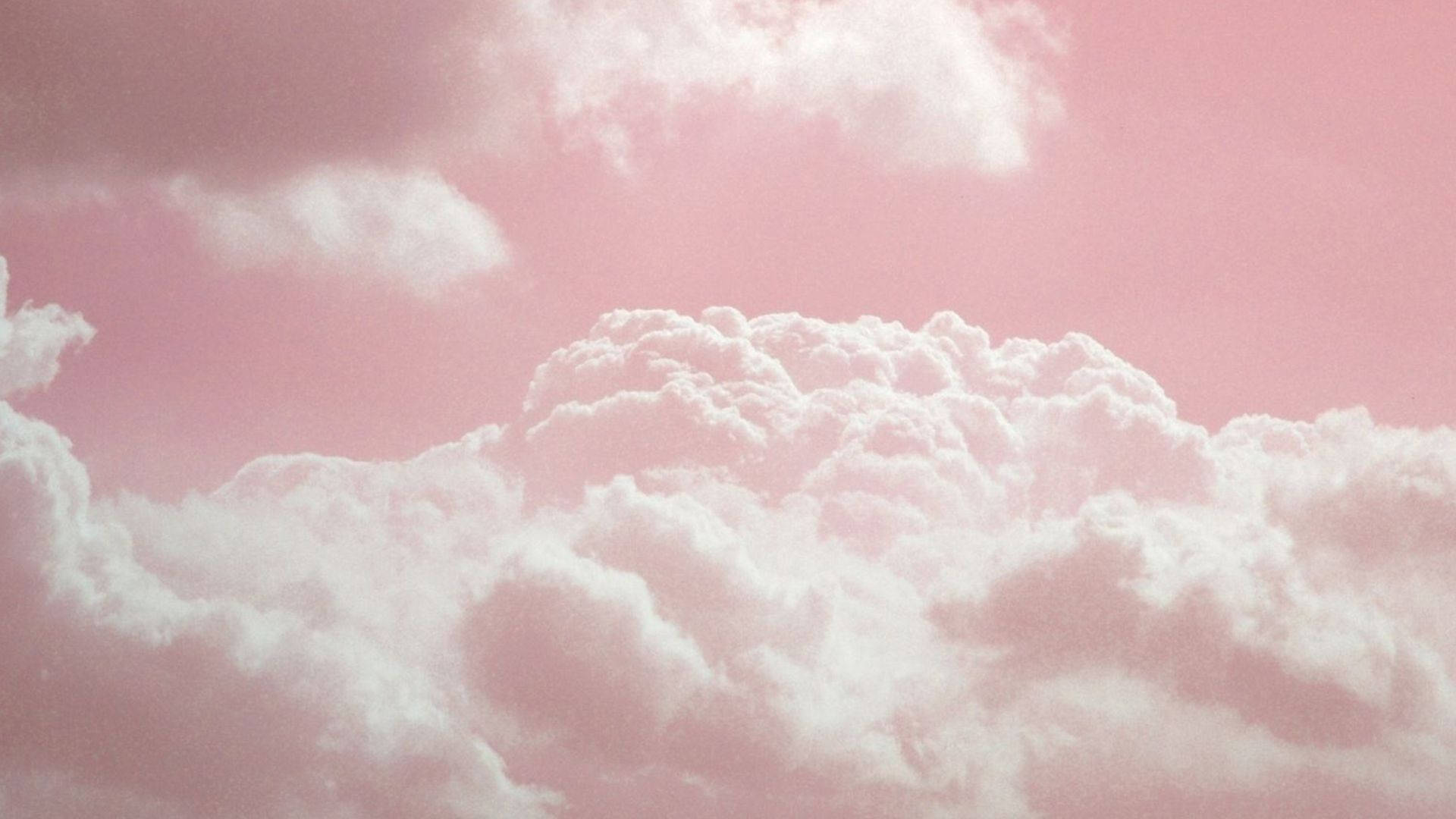 Soothing Aesthetic Pink Sky Wallpaper