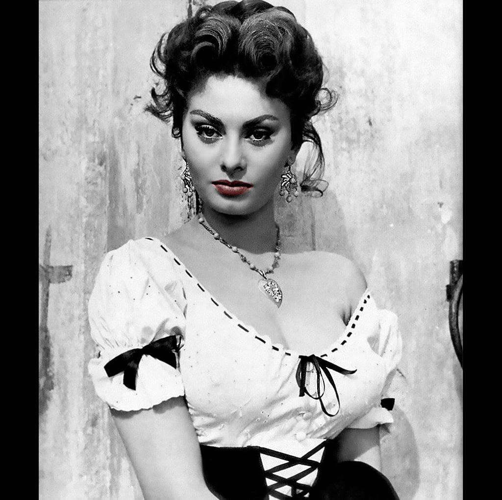 Sophia Loren i Millers smukke kone Wallpaper