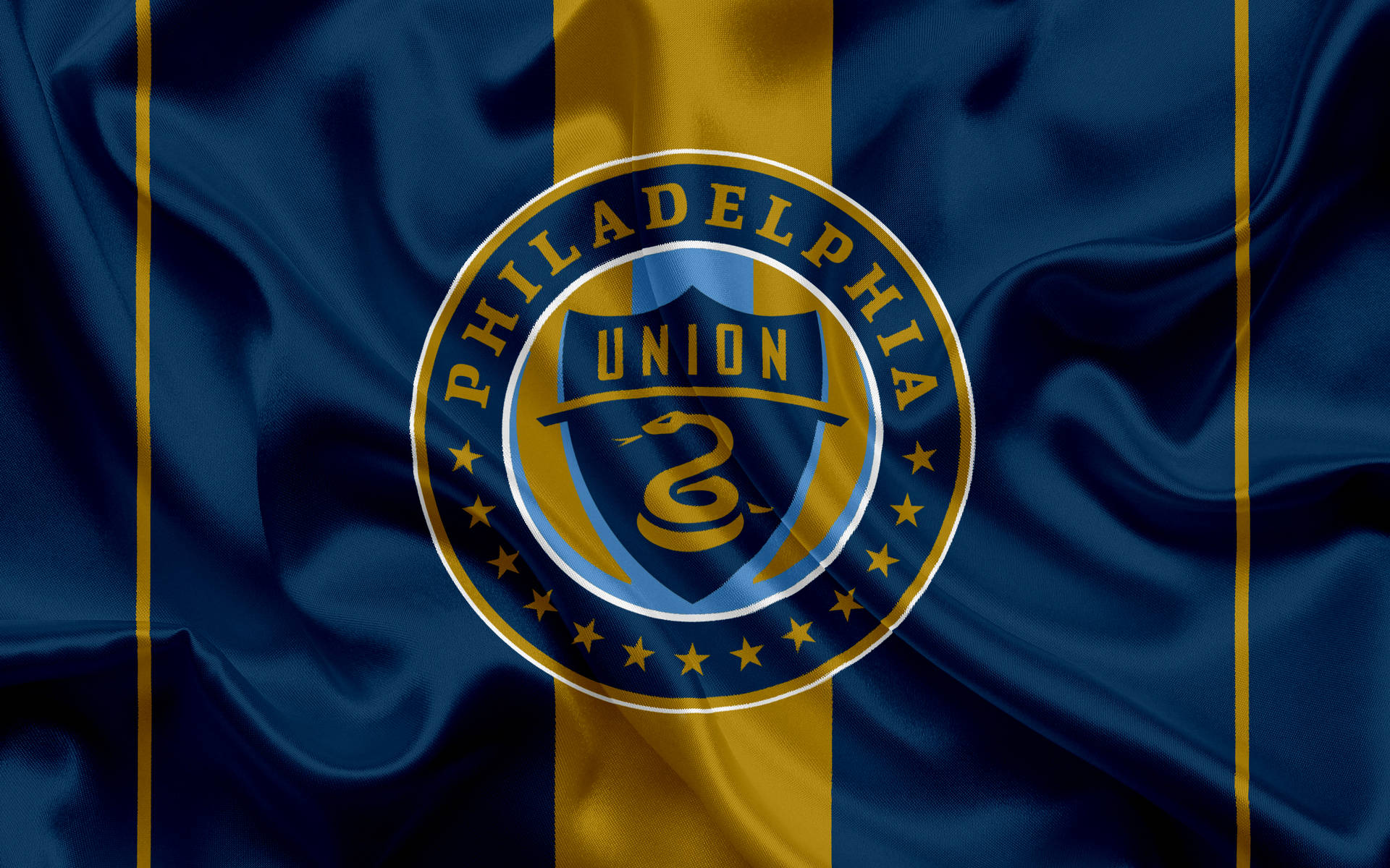 Logotiposofisticado Del Philadelphia Union De Fútbol Fondo de pantalla