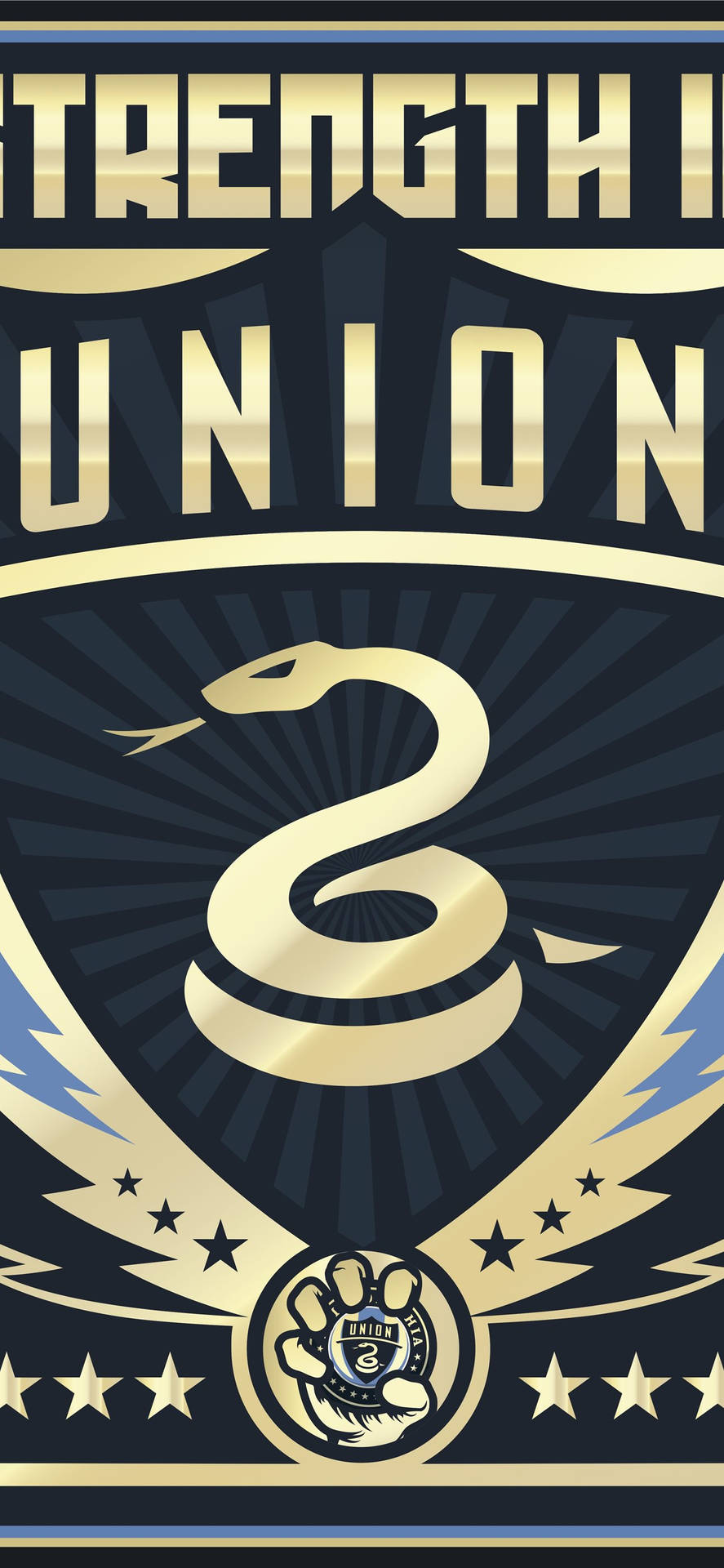 Sophisticated Soccer Logo Philadelphia Union Wallpaper