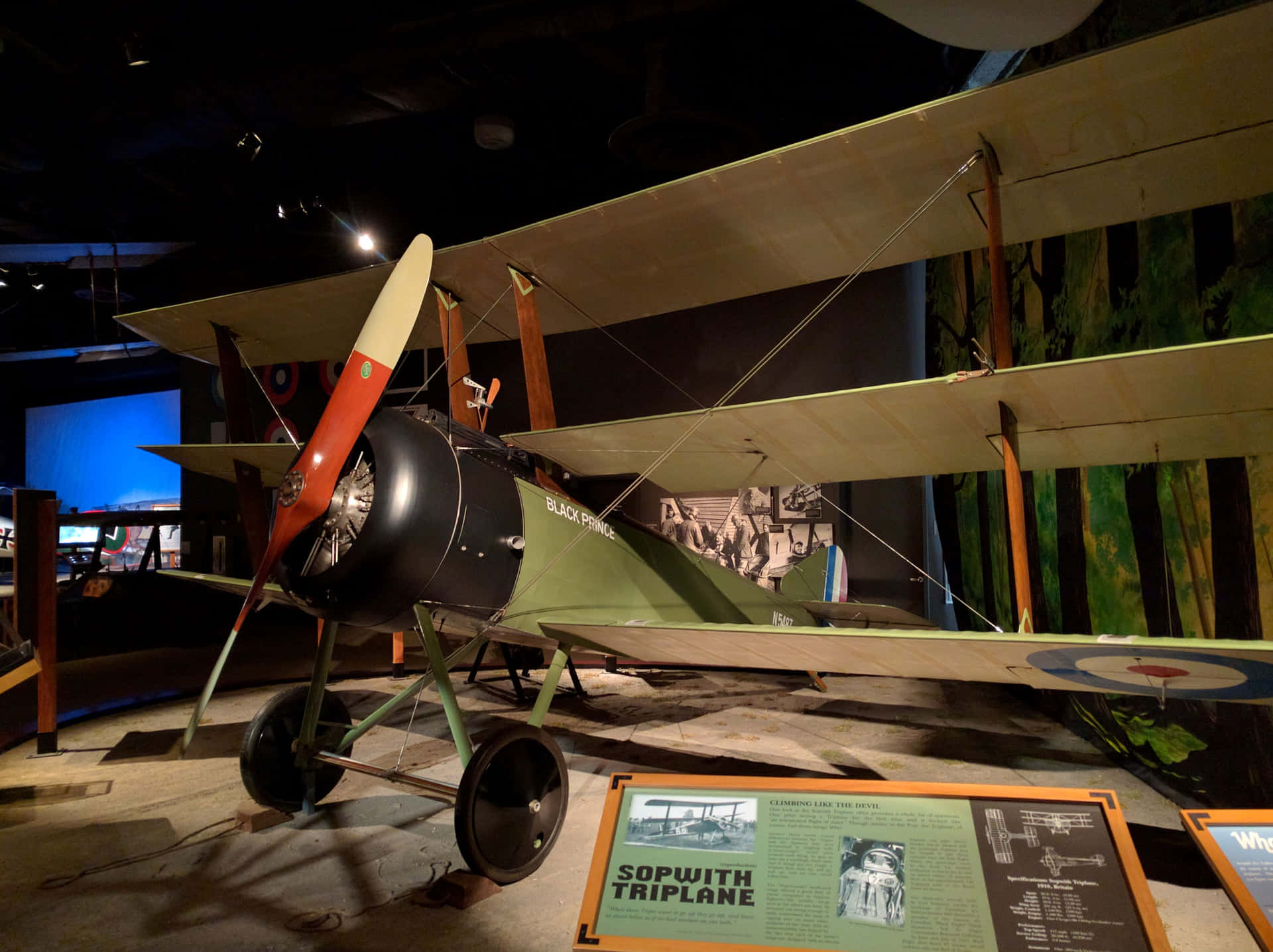 Download Sopwith Triplane Exhibitat Museum Wallpaper | Wallpapers.com