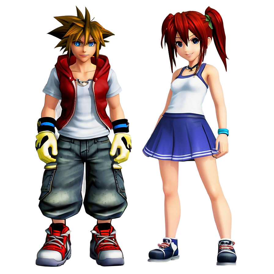 Sora And Kairi Png Yau PNG