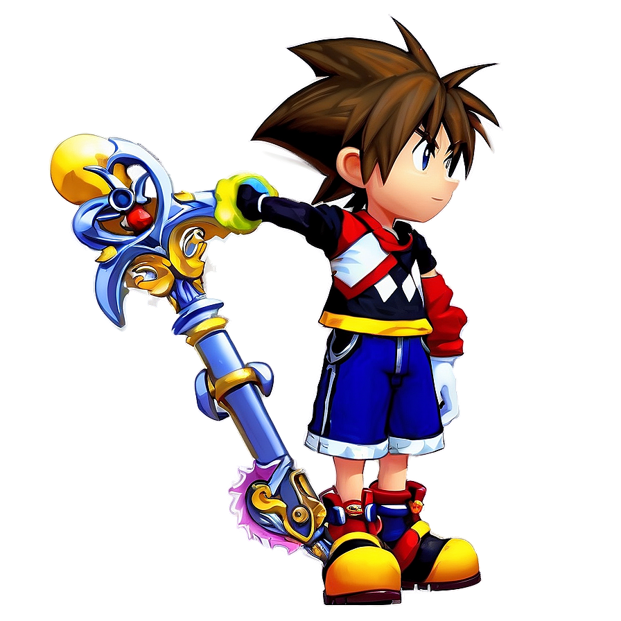 Sora And Keyblade Png Hmd PNG