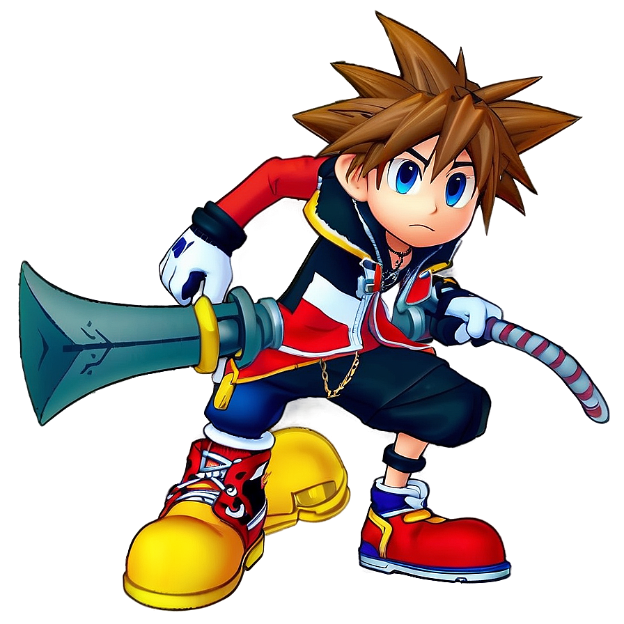 Sora Kingdom Hearts 3 Png Pdn PNG