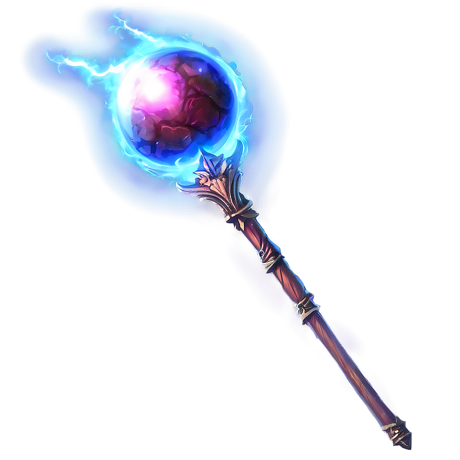 Sorcerer Magic Staff Png 90 PNG