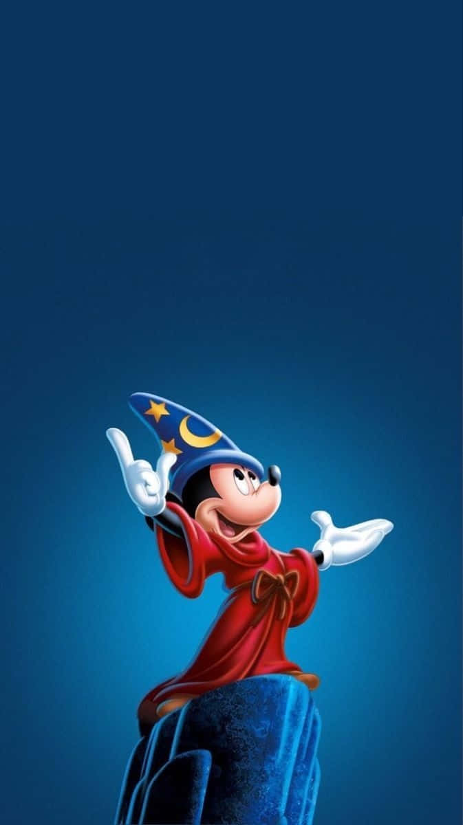 Tovenaar Mickey Fantasia Poster Achtergrond