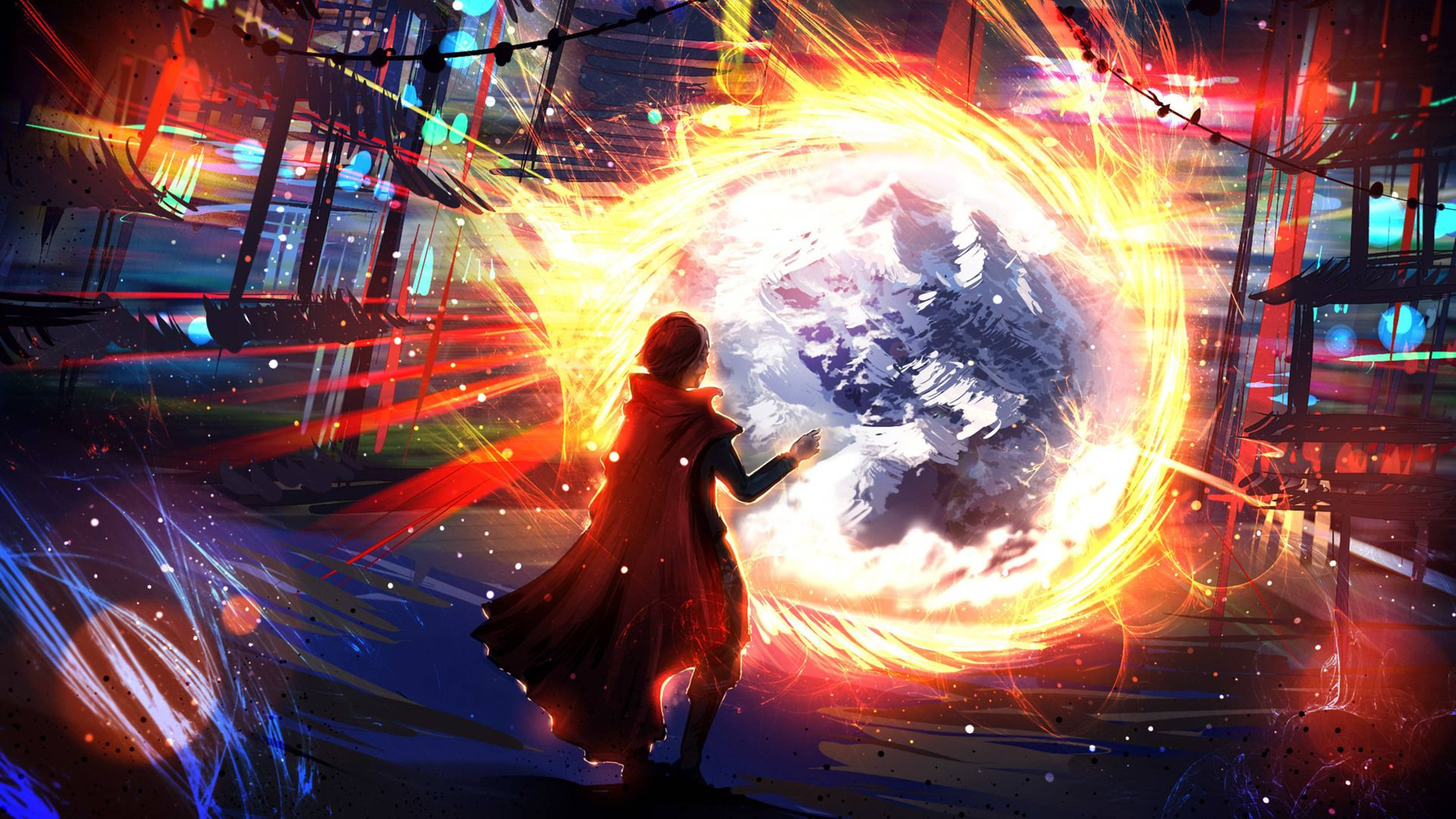 Sorcerer's Portal Doctor Strange 4k Background