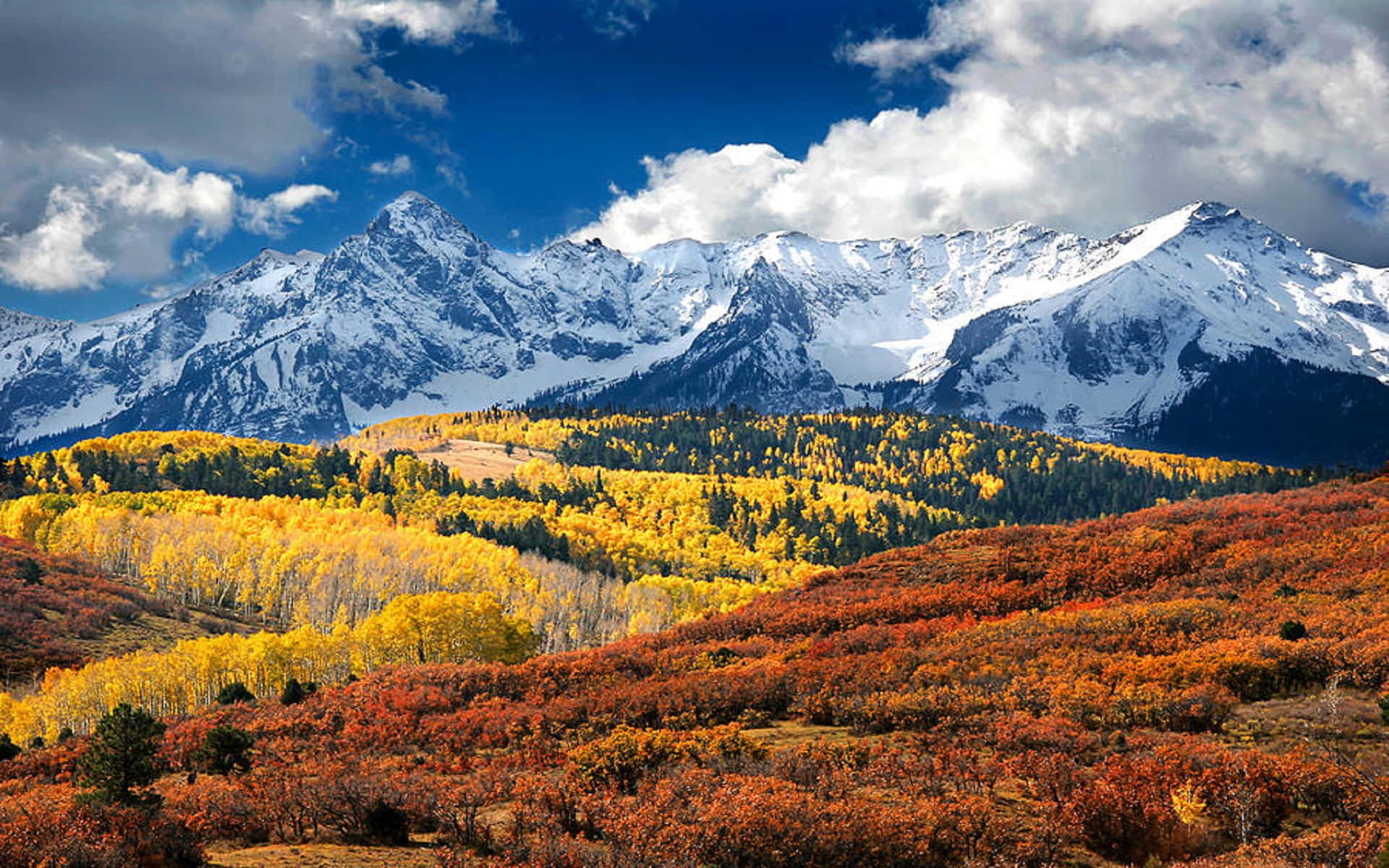 Sorprendentevista Dei Maroon Bells, In Colorado.