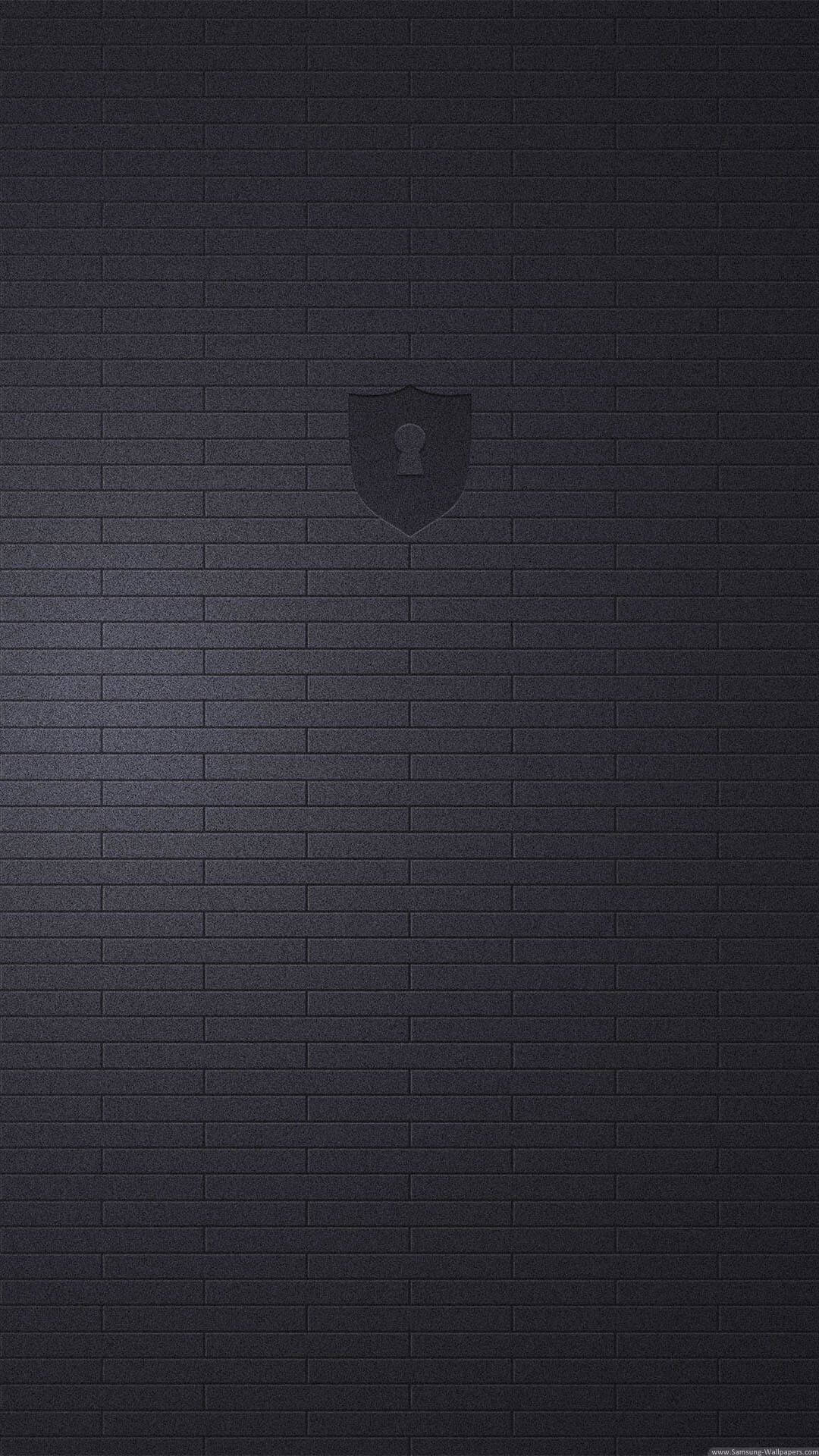 Sort Android Lås Skærm Wallpaper