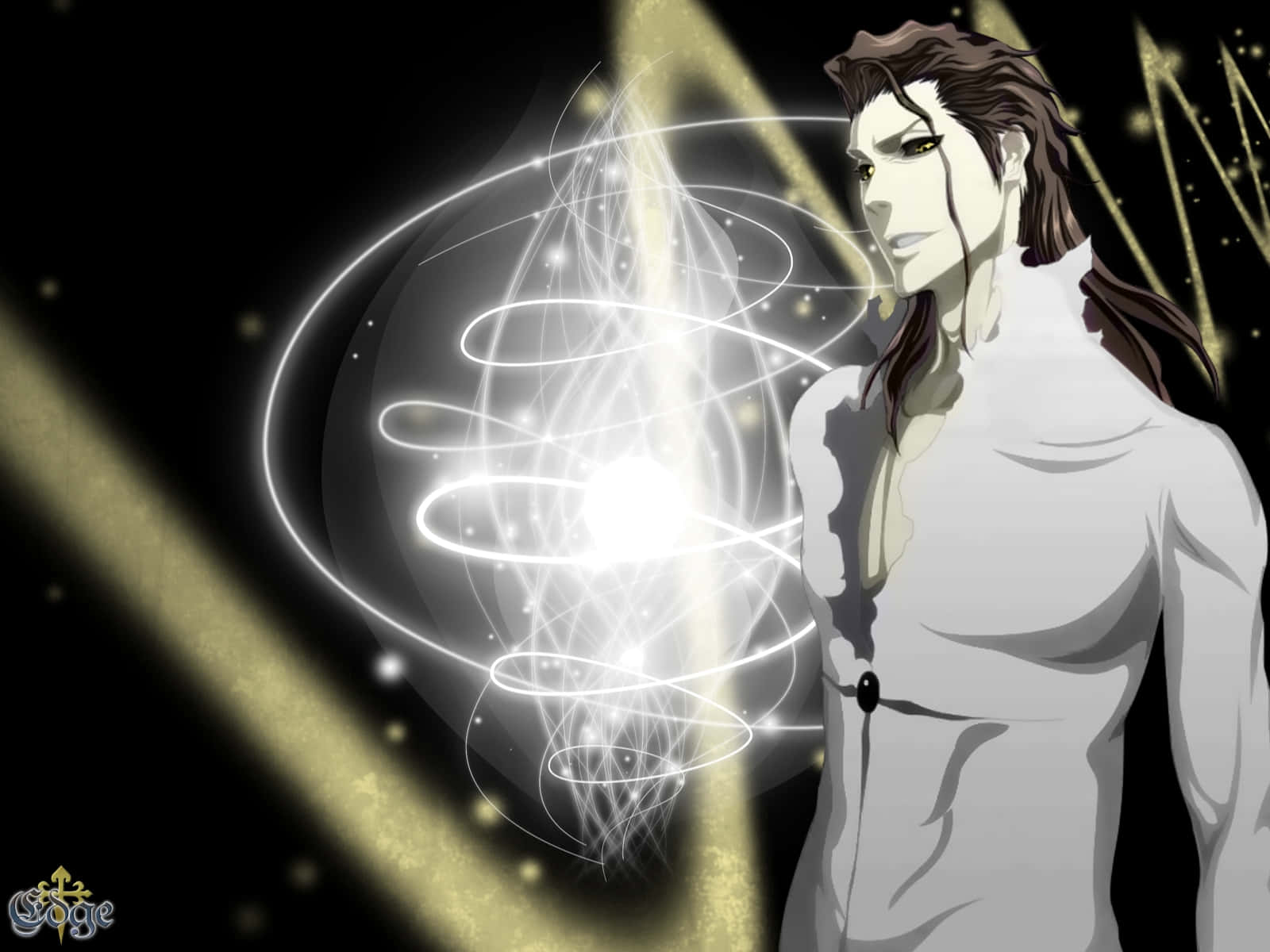 Sosuke Aizen - the brilliant and powerful antagonist of the anime series Bleach Wallpaper