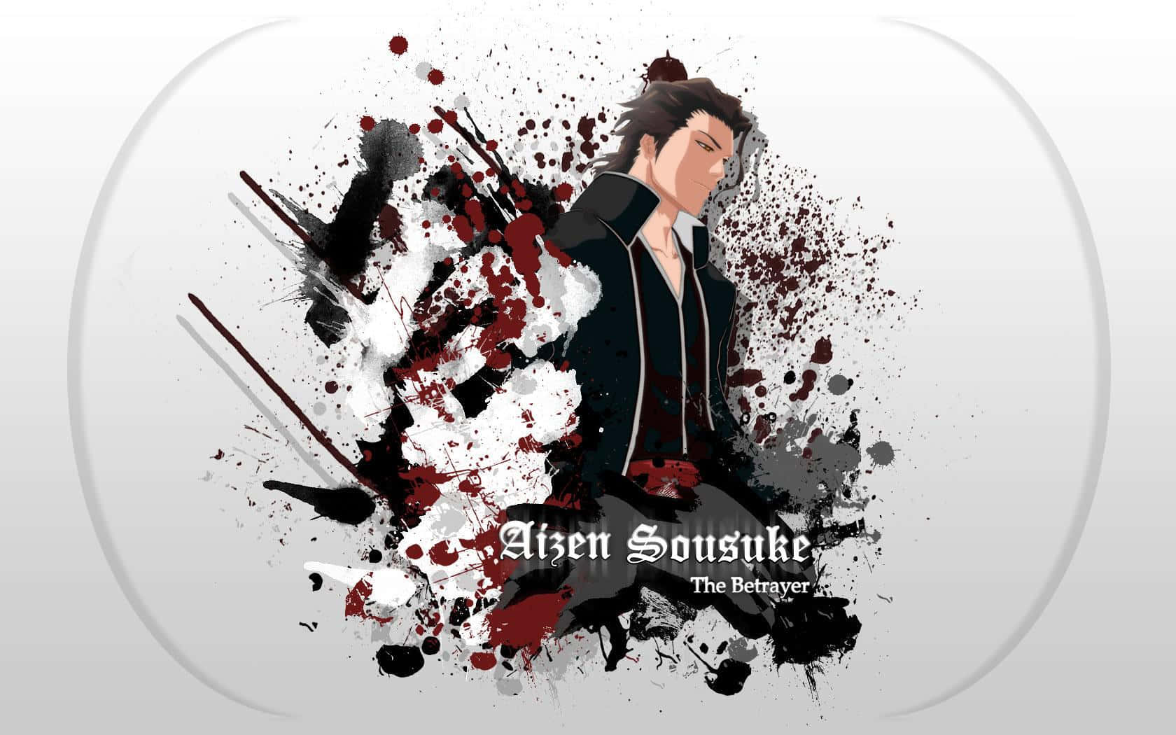 Sosuke Aizen, the powerful figure from the anime series "Bleach" Wallpaper