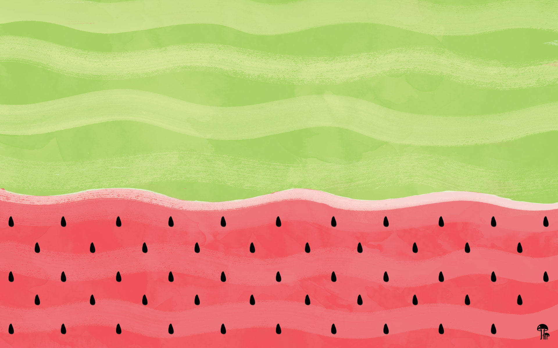 Söt Vattenmelon Bästa Desktop Wallpaper