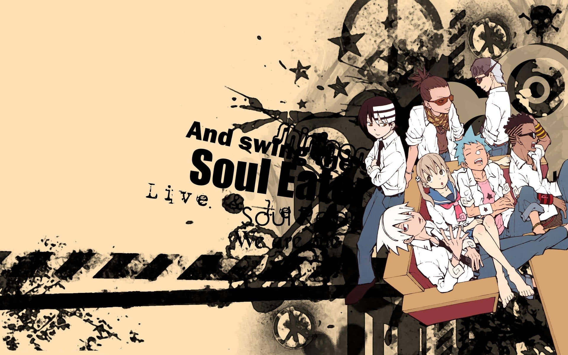 Fondode Pantalla Del Grupo De Soul Eater Anime