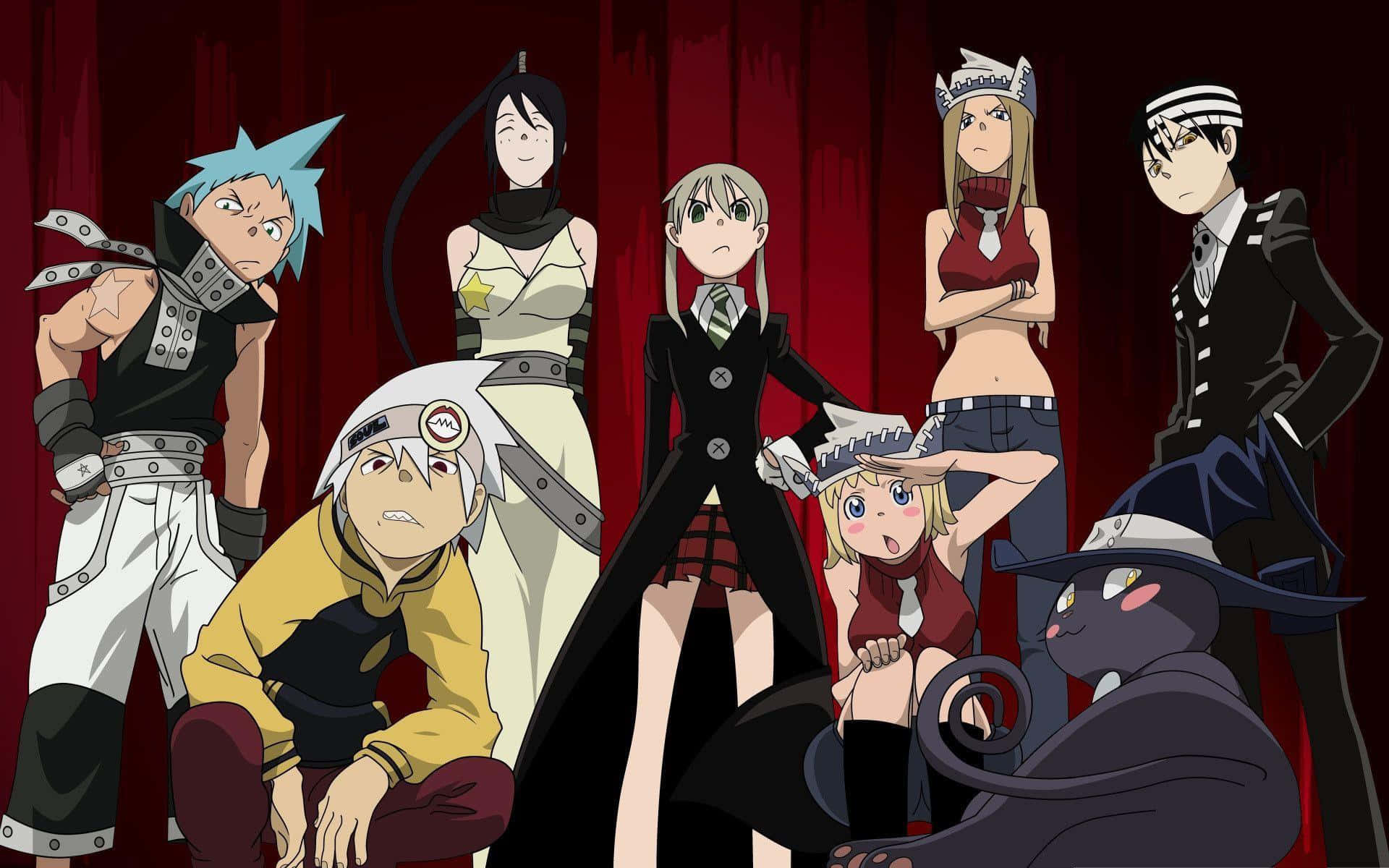 Souleater Anime Full Characters Bakgrund