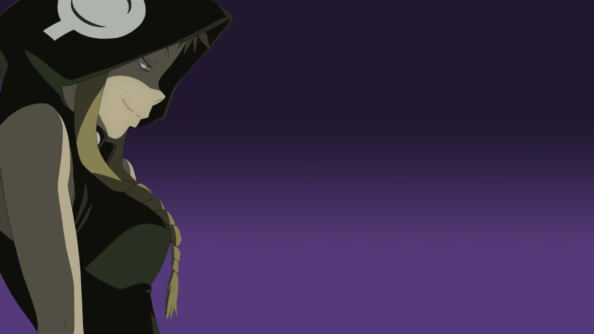Souleater Trauriger Medusa Anime-hintergrund