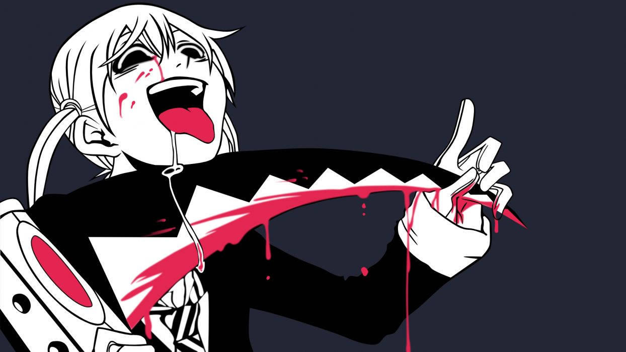 Soul Eater Donkere Maka Albarn Achtergrond