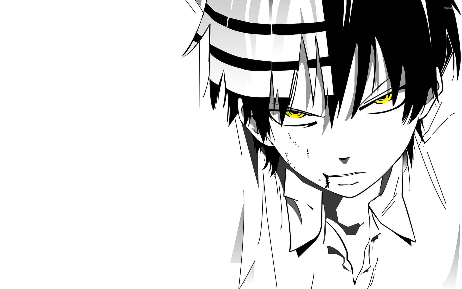 Soul Eater Death The Kid In Action Wallpaper