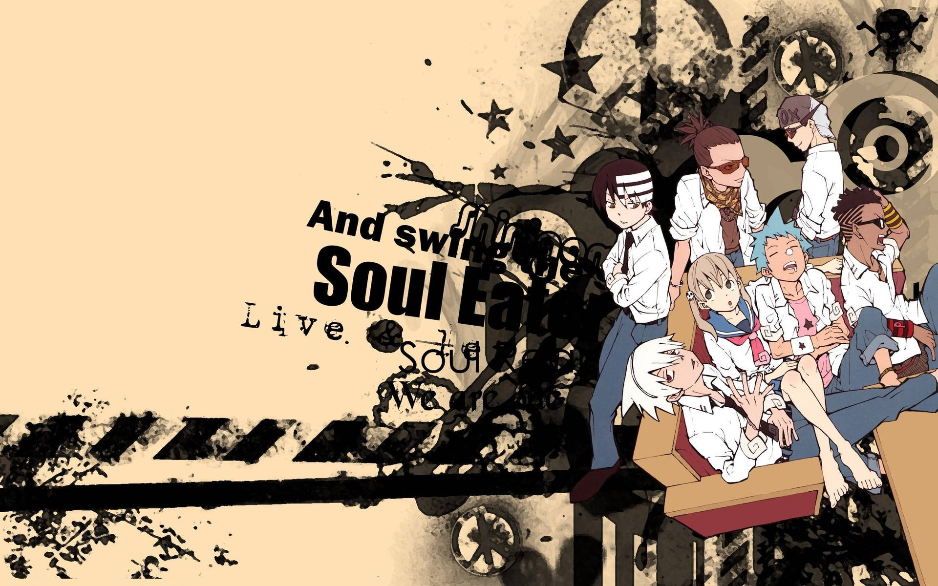 Soul Eater Group Aesthetic Poster Wallpaper