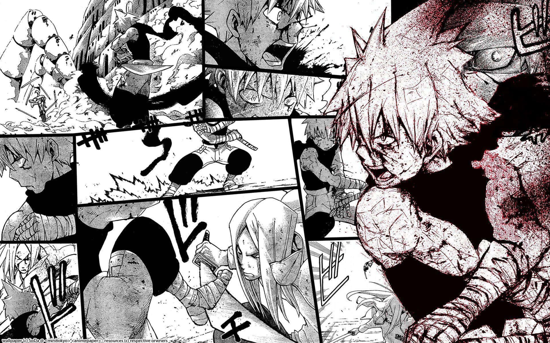 !Følg Soul Eater Manga for en spændende eventyr! Wallpaper