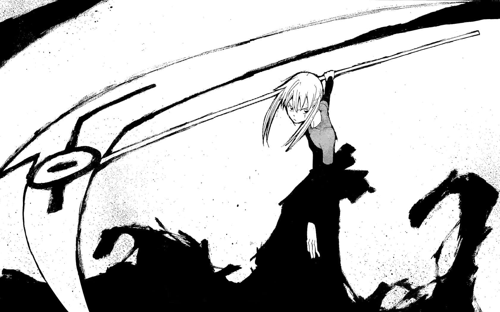 Get ready to join Maka and Soul in a thrilling adventure through the world of Soul Eater! Wallpaper