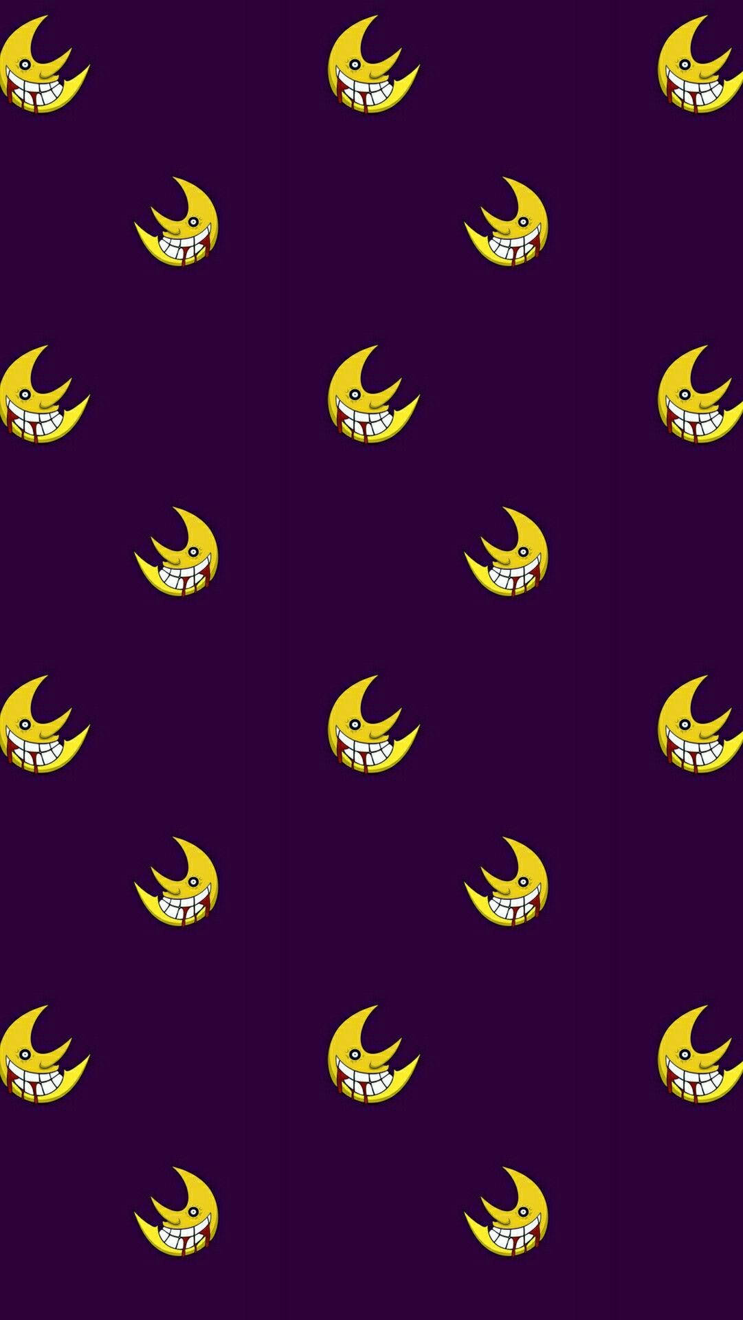 Souleater Mond Muster Wallpaper
