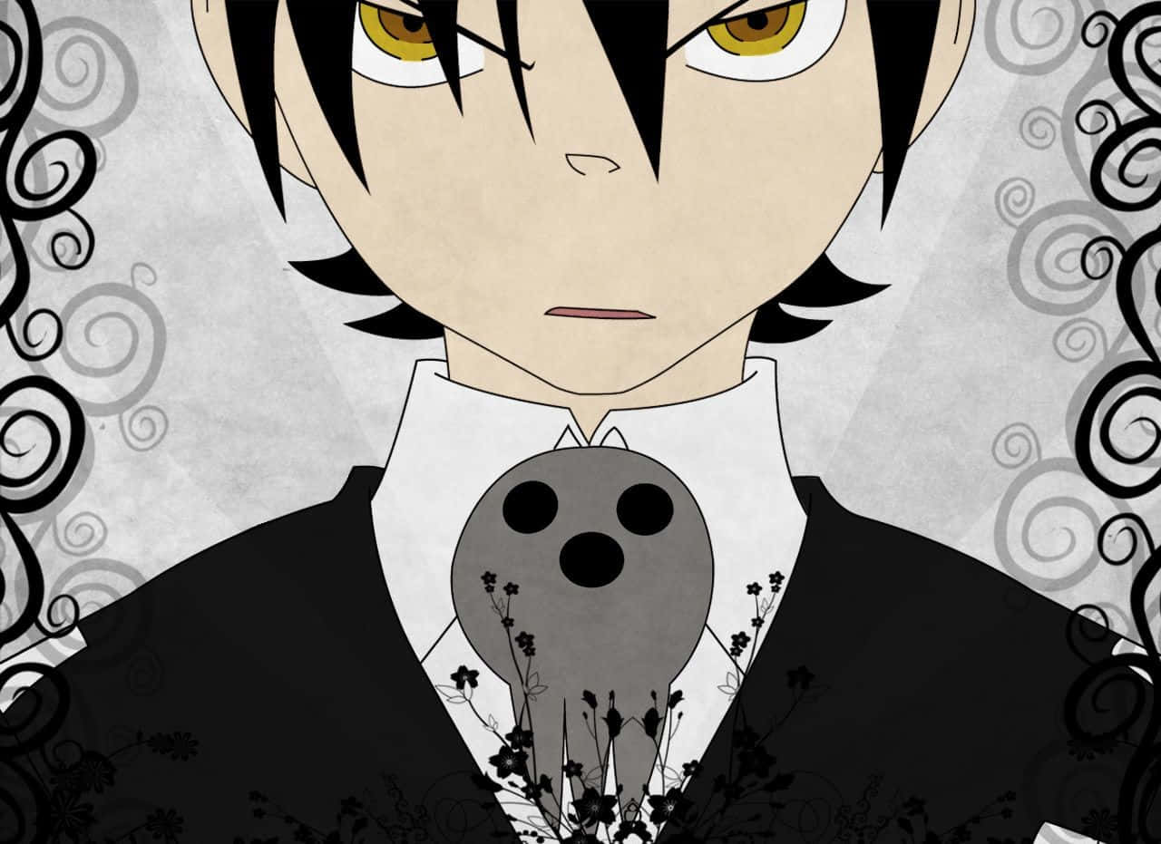 Soul Eater's Death The Kid In Action Wallpaper