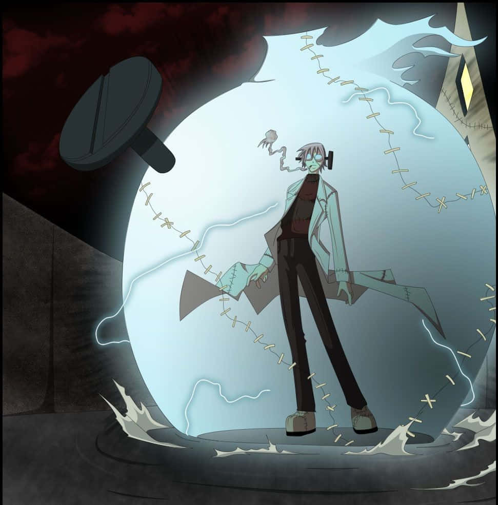 Soul Eater's Dr. Stein In Deep Thought Wallpaper