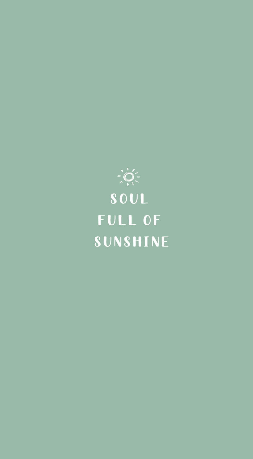 Seelevoller Sonnenschein Süßes Salbeigrün Wallpaper