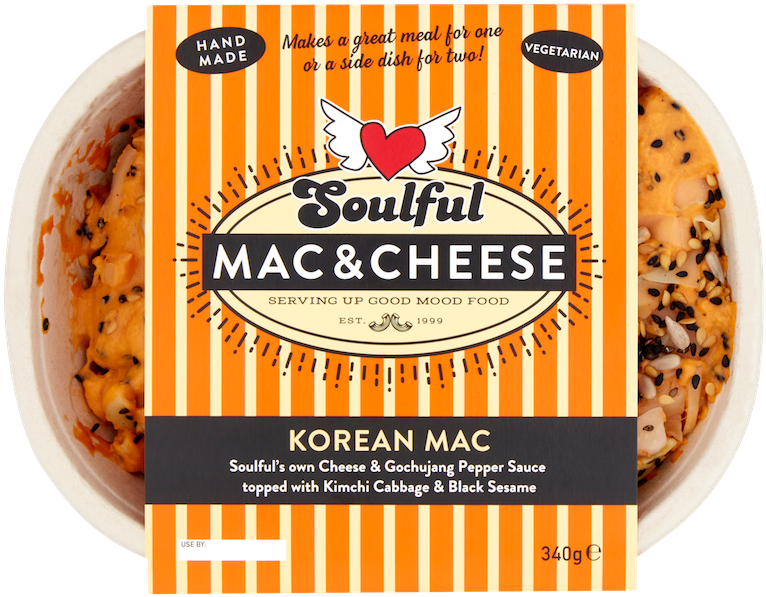 Soulful Korean Macand Cheese Packaging PNG