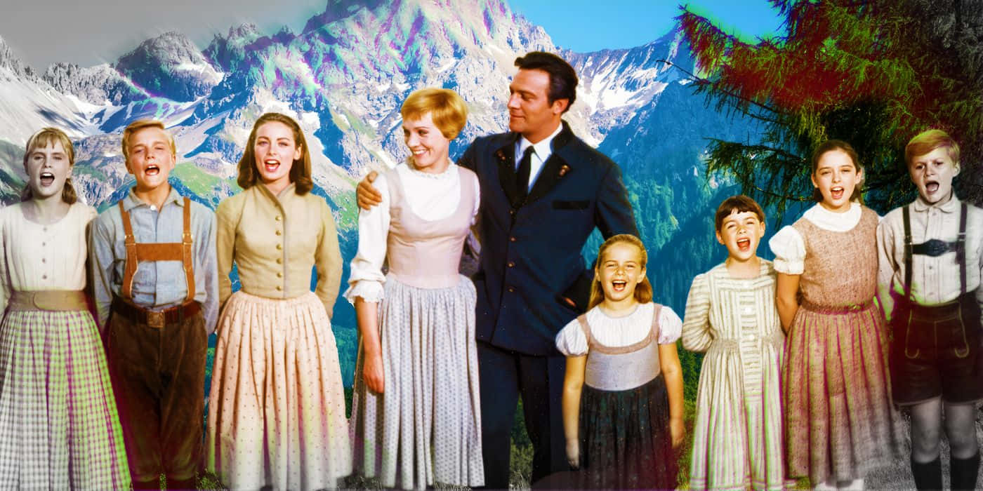 Download Sound Of Music Family Singing Alps Wallpaper | Wallpapers.com