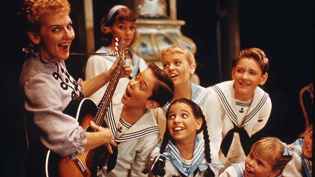 Sound Of Music Family Singing Session Wallpaper