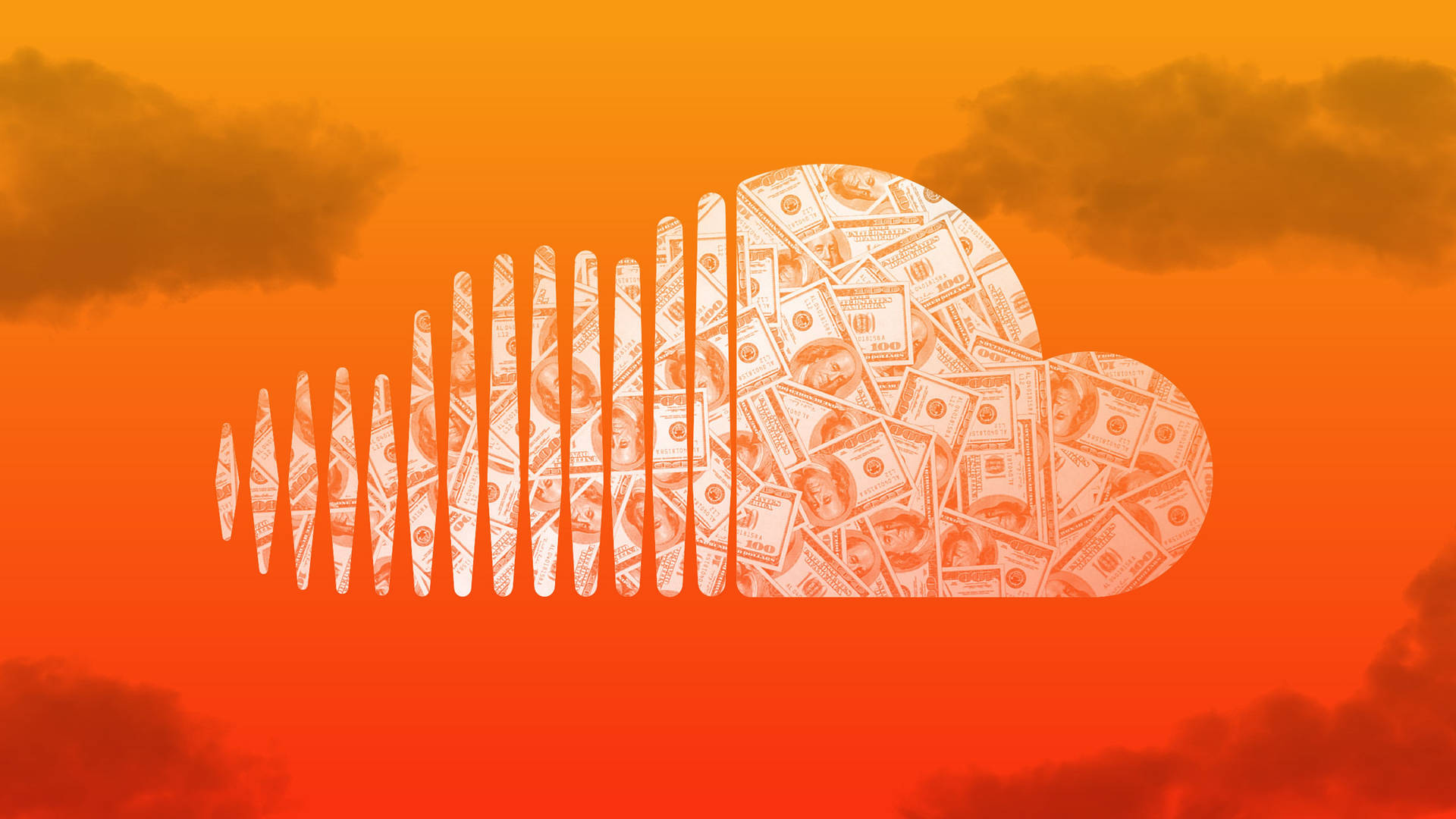 SoundCloud Audio Money Art Wallpaper
