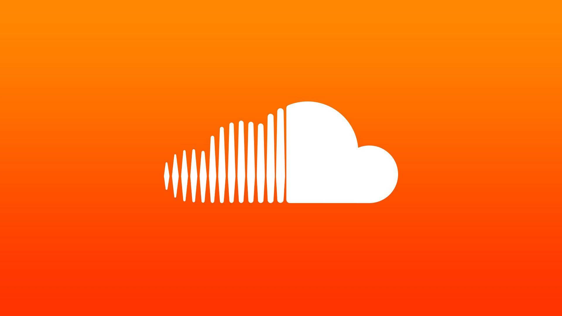 Soundcloud Audio Website Icon Background