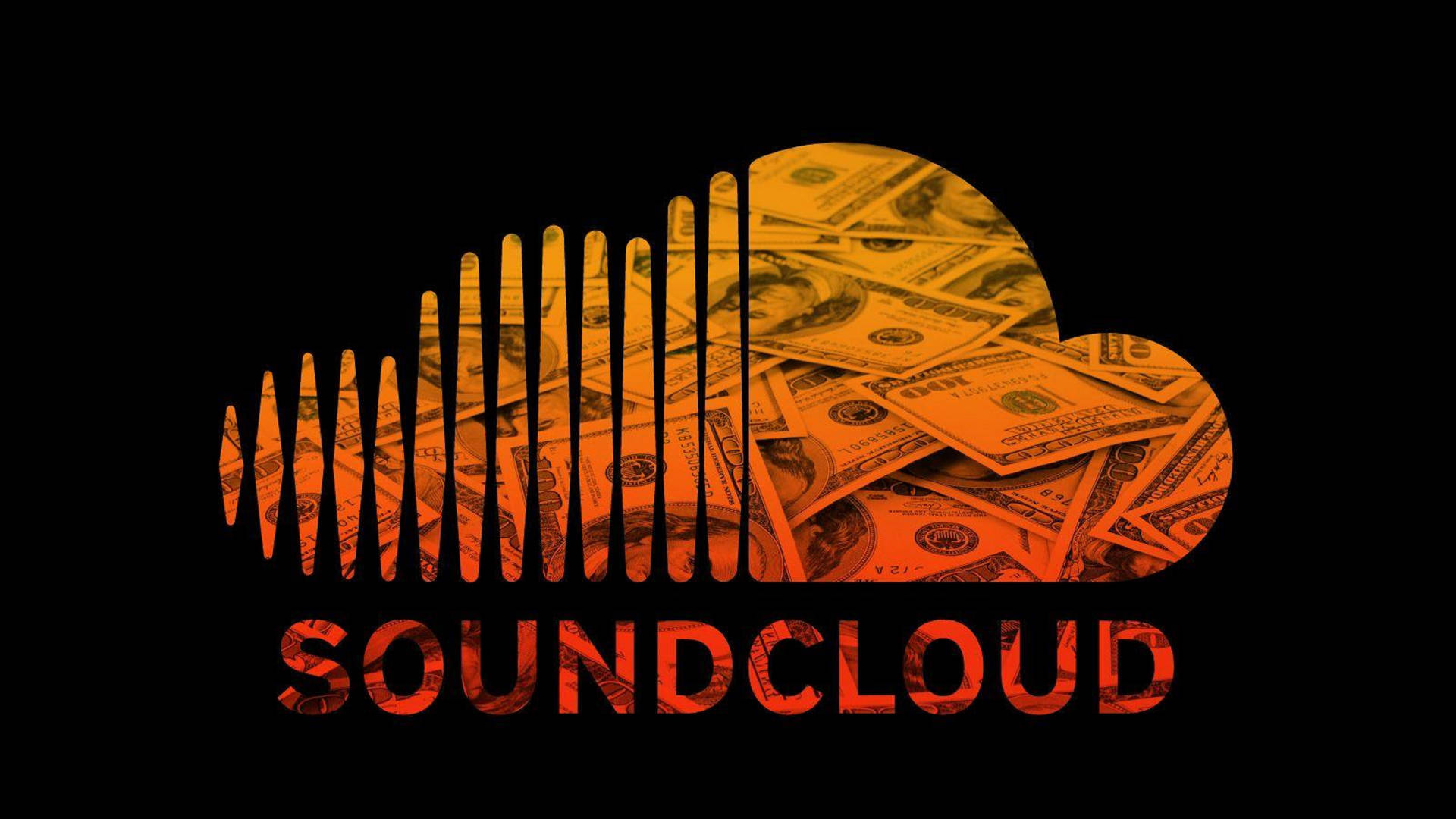 Soundcloud Music Dollar Art Background