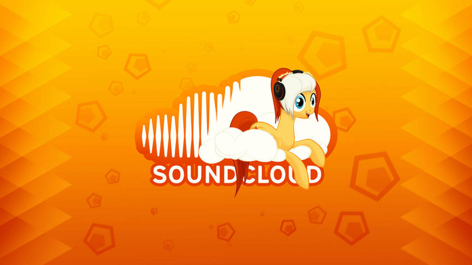 Soundcloud Music Pony Art Background