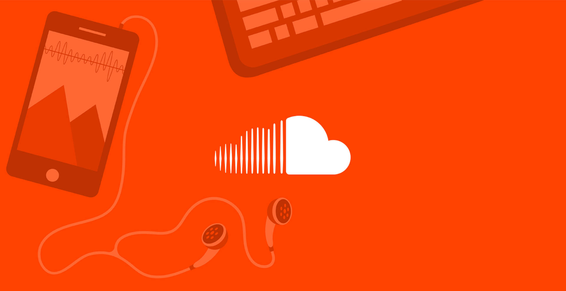 SoundCloud Online Streaming Wallpaper