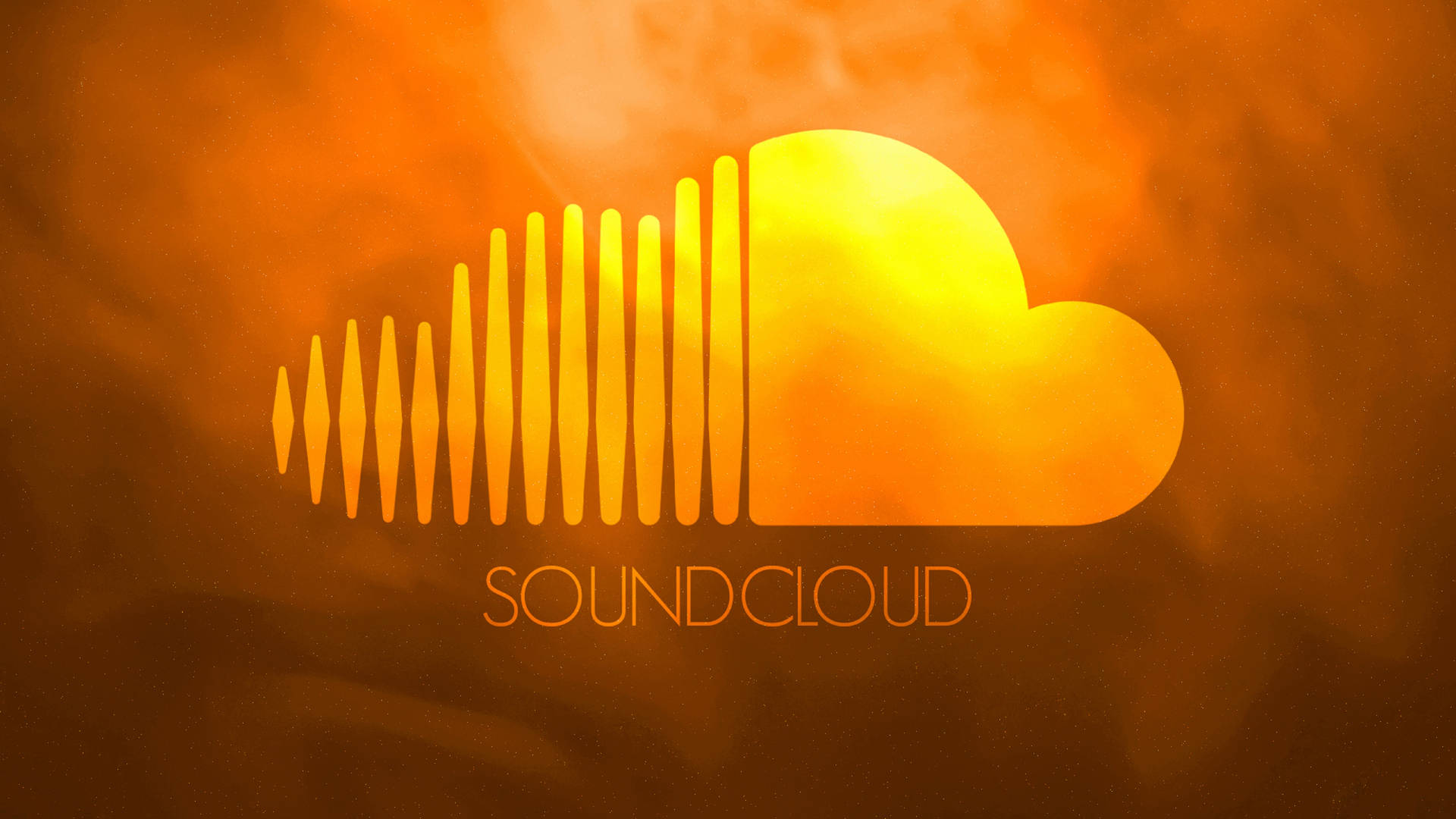 SoundCloud Orange Art Wallpaper