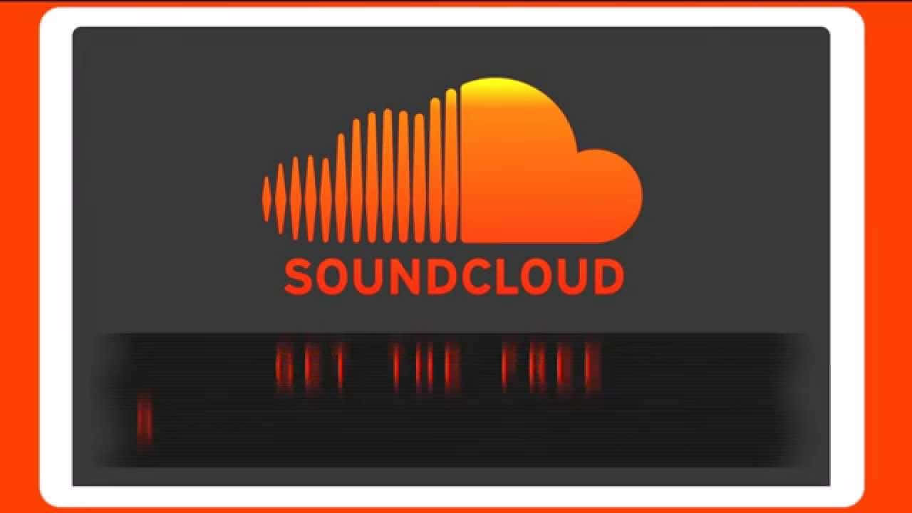 Soundcloudlogotyp Med En Orange Bakgrund