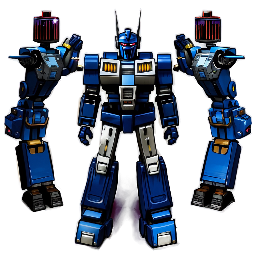 Soundwave With Minibots Png 05212024 PNG